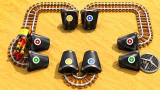 Rail Track Maze - Train Puzzle Maze Game - Android Gameplay (18) screenshot 3