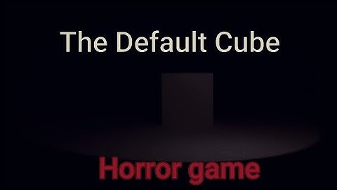 The default cube - Horror game (OUT NOW) #shorts