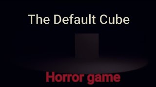 The default cube - Horror game (OUT NOW) #shorts