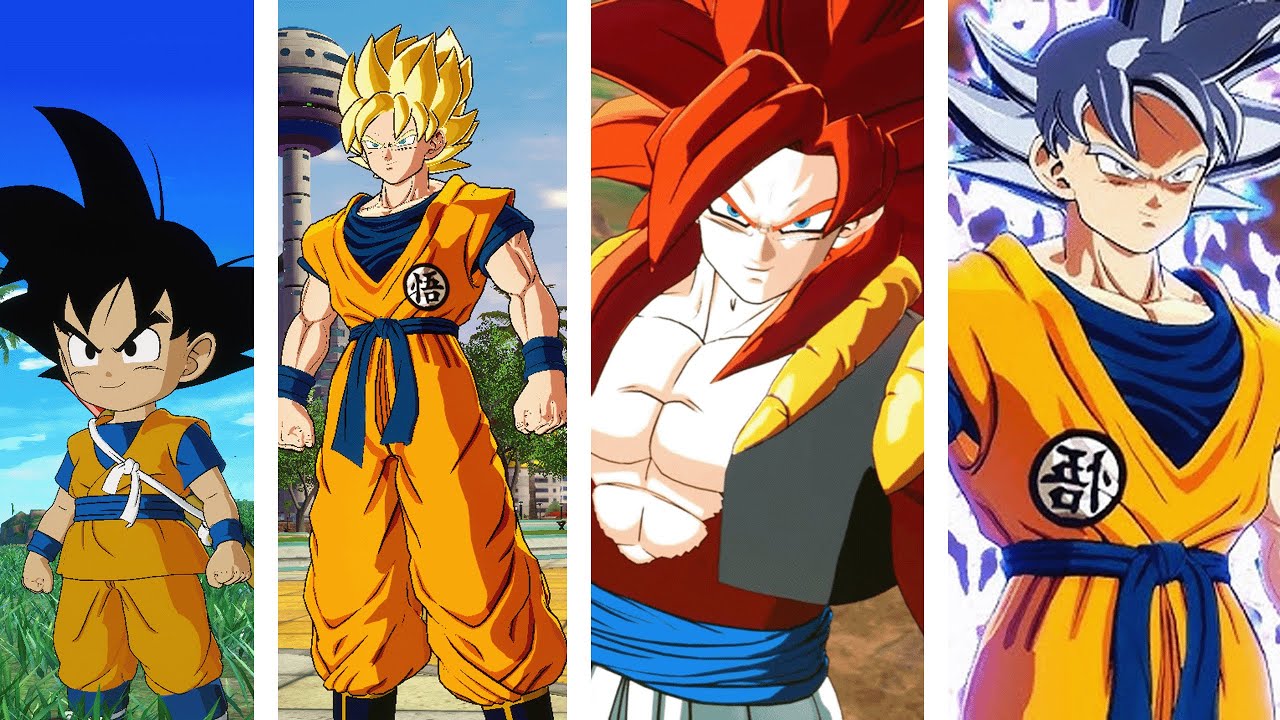 A CADA VITORIA O GOKU EVOLUI NO DRAGON BALL SPARKING ZERO (TODOS DO JOGO)