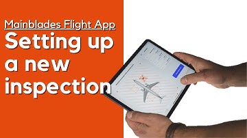 Setting up a new drone inspection - Mainblades Flight App