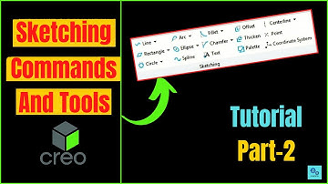 Fillet, Chamfer and Text Command In Creo/Sketching Commands and Tools in Creo/PTC Creo for beginners