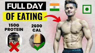 Full Day of Eating for Weight Gain (Bulking) Veg | Low Budget Diet Plan Weight Gain