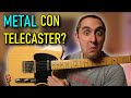 ¿SE PUEDE TOCAR METAL con una GUITARRA TELECASTER? 🤘