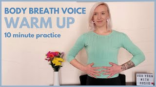Quick Body, Breath & Voice Warm Up | Actors, Public Speakers, Singers, Teachers | Vocal Warm Up