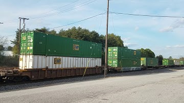 NS 213 Intermodal Greenville, SC w/2 UP leaders