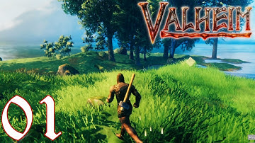 Surviving the FIRST NIGHT in This New VIKING RPG - Valheim - Part #1