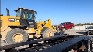 Loading my 2 Car NonCDL Kaufman Trailer at Copart Memphis