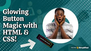 Hover Glowing Effect on a button using only HTML and CSS | BUTTON TUTORIALS#01 | CODE WITH UMAIR