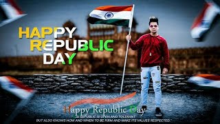 PicsArt 26 January Happy Republic Day 2019 Photo Editing tutorial in picsart Step by Step in Hindi screenshot 1