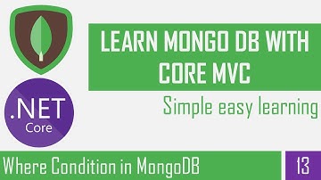 Where Condition in MongoBD Example | Filter & Search Documents |CRUD Operation | Asp.Net Core
