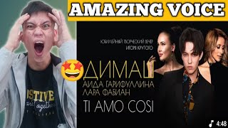Dimash Qudaibergen, Lara Fabian, Aida Garifullina - Ti Amo Cosi Reaction
