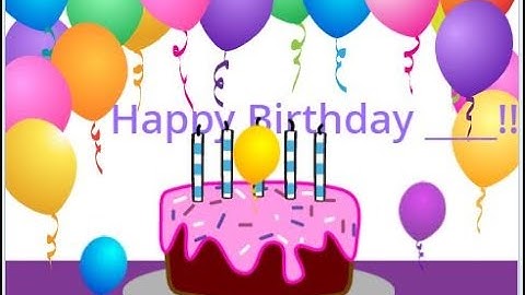 Scratch Tutorial | Happy Birthday Card | Scratch Easy Beginner Tutorial