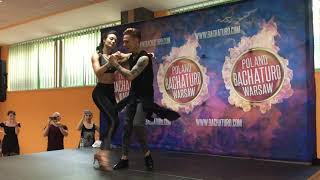 Johnny Vazquez & Erika dancing Salsa at Bachaturo 2018 (Warsaw)
