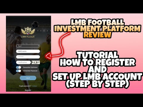 LMB FOOTBALL INVESTMENT PLATFORM REVIEW | HOW TO REGISTER AND SET UP LMB ACCOUNT (STEP BY STEP)