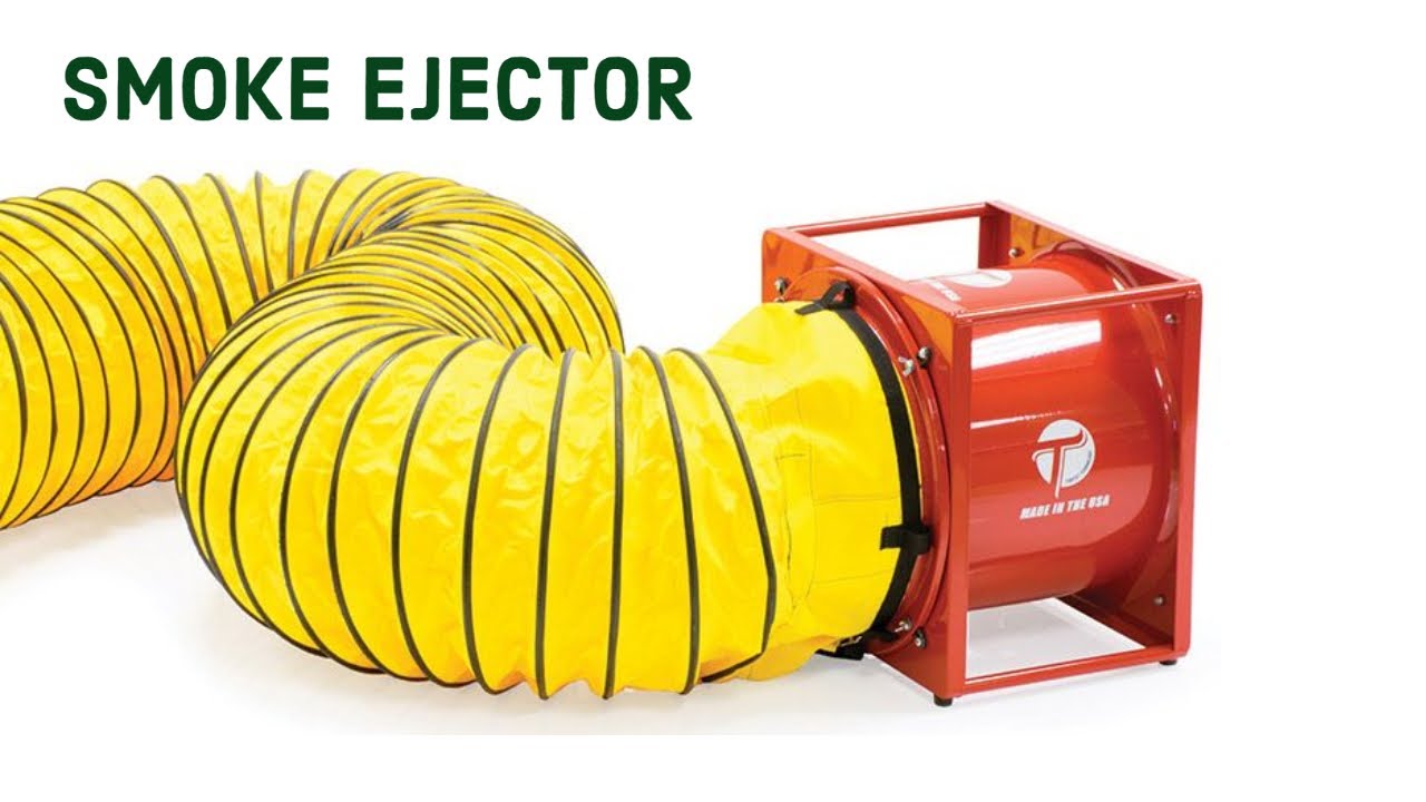 fire service rescue equipment smoke ejector operate YouTube