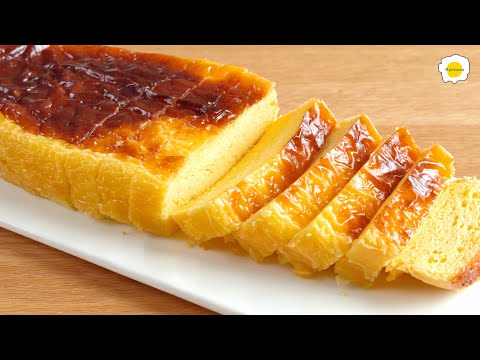 Toasted Chiffon Cake Recipe  Recette de gteau mousseline grill    