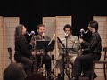 "Passive Illumination" by Cornelius Boots - Edmund Welles:the bass clarinet quartet 2007 Berkeley,CA