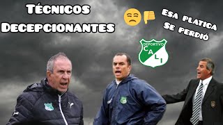 Los 7 tecnicos mas DECEPCIONANTES en la historia del DEPORTIVO CALI |Los top de historia verdiblanca