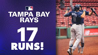 17 RUNS in 1 game! Rays unleash scoring barrage on Red Sox in big win Profile