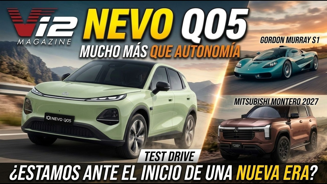 TEST DRIVE NEVO Q05 Y LOS NUEVOS MODELOS ¿Estamos ante el inicio de una nueva era? - V12 magazine TV