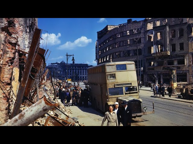 Post WW2 1945  Nazi Germany Allied Occupation of Berlin