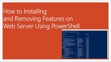 18-Installing and Removing Features on Web Server Using PowerShell#01