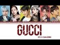 How Would BTS X LISA JENNIE Sing GUCCI By JESSI Color Lyrics Eng Rom Han FANMADE 