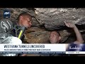 Israeli border police uncover suspected terror tunnels connecting the West Bank to Jerusalem