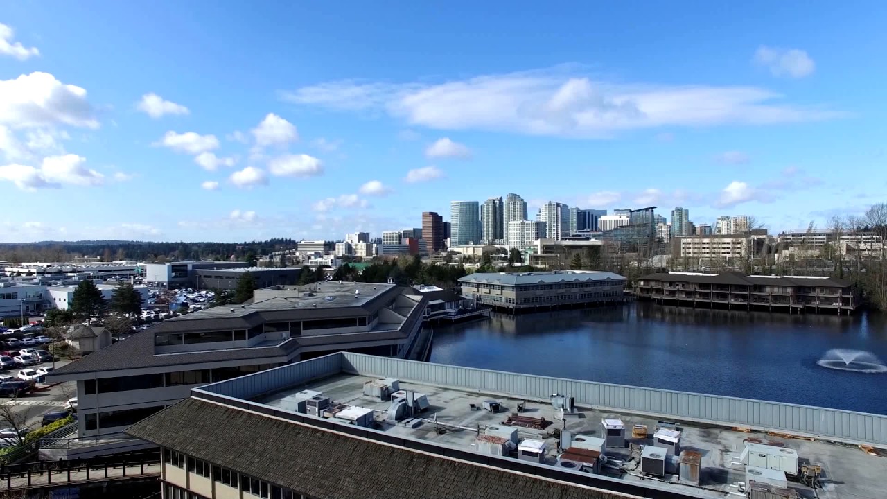 1 Lake Bellevue Condos For Sale Aerial View YouTube