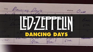 Led Zeppelin - Dancing Days (Official Audio)