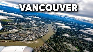 Vancouver Airport Takeoff (YVR) | Airplane Passenger POV
