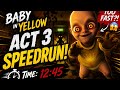 Can We Beat ACT 3 Before the Baby Gets Us?! 👶 #BabyInYellow #BabyInYellowAct3 #Speedrun