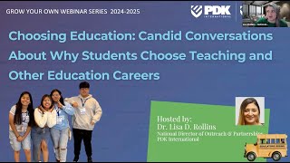 Candid Conversations About Why Students Choose Teaching and Other Education Careers