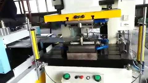 Zigzag NC servo feeder machine for blanking the circle