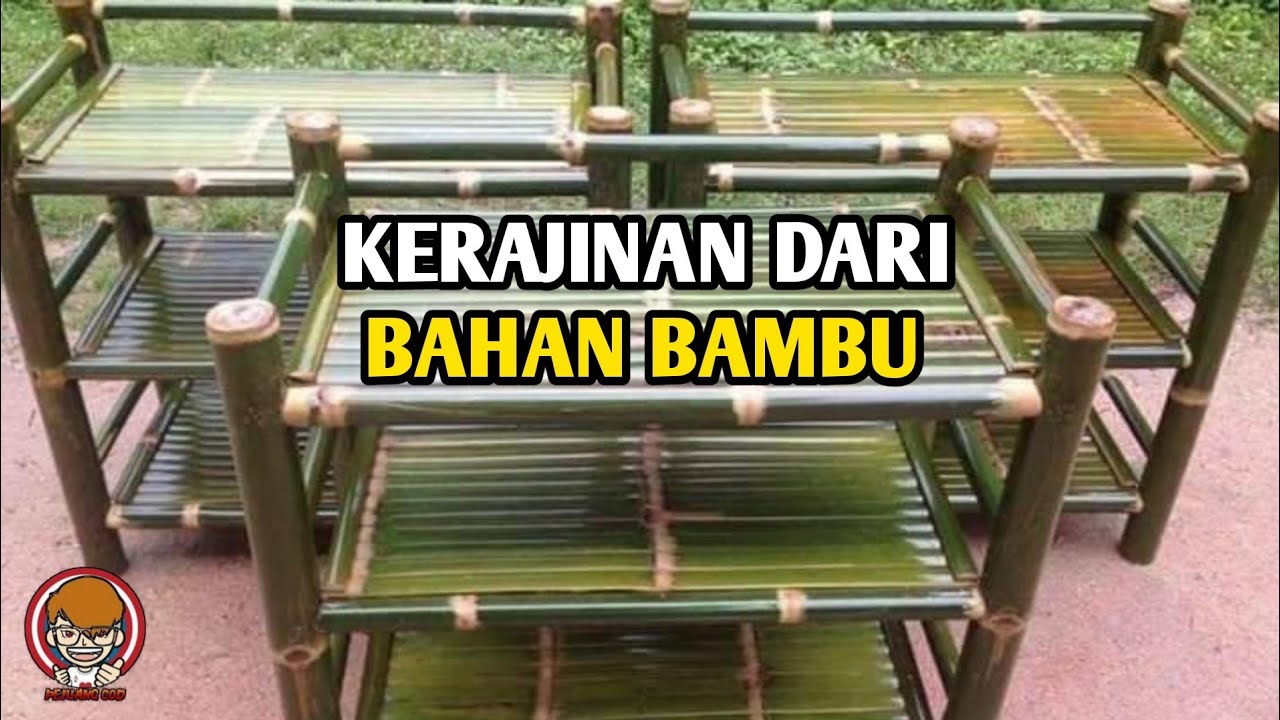  Kerajinan  dari  Bambu  yang  Mudah  dan Unik YouTube