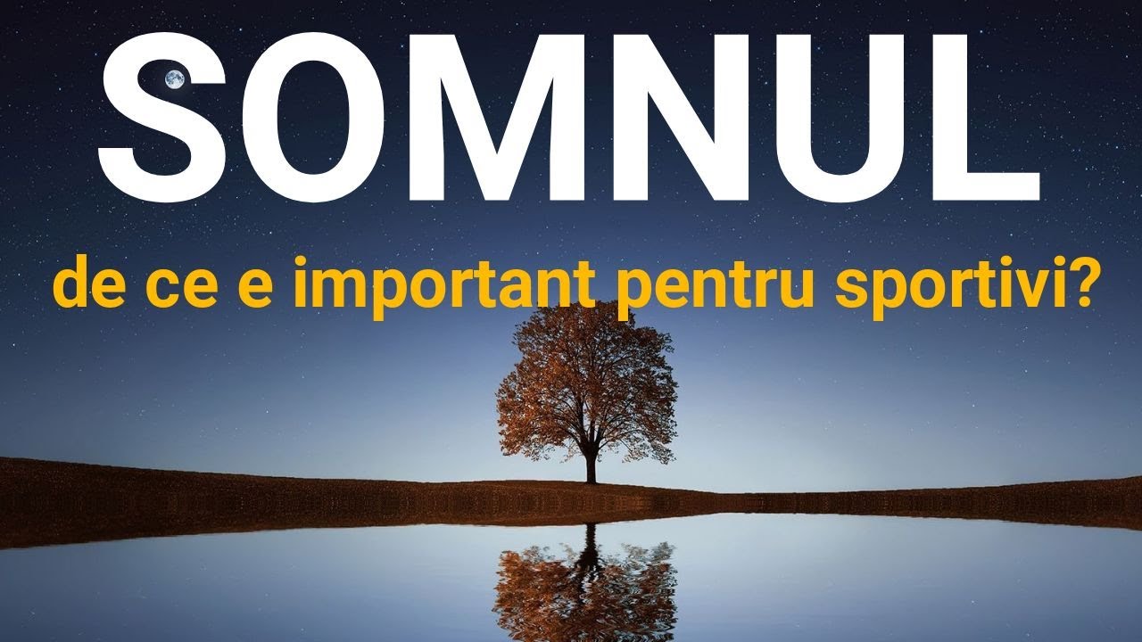 Somnul - de ce e foarte important pentru sportivi?
