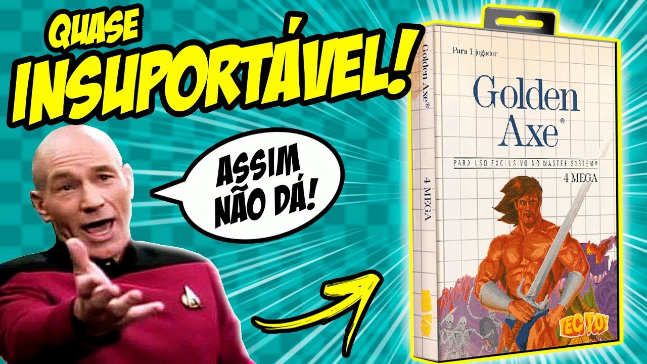 O QUASE INJOGÁVEL GOLDEN AXE do MASTER!