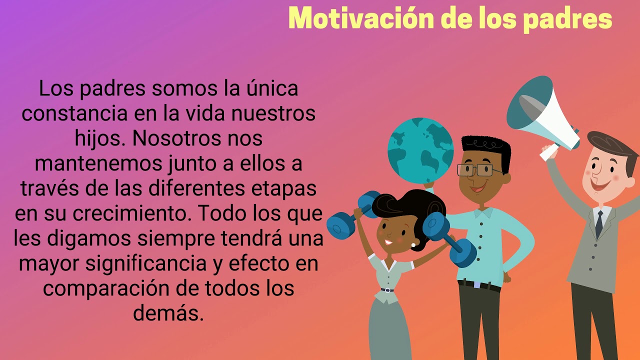 ¡Motivación de padres a hijos! - YouTube