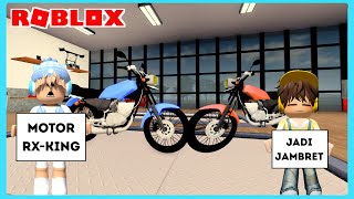 Aku Dan Adik Sepupuku Beli Motor RX KING Di Game Roblox Drag & Drive screenshot 5
