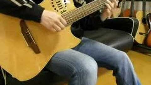 (with TAB) tune the rainbow on guitar from Rahxephon