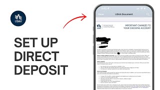 How to Set Up Direct Deposit with USAA Bank