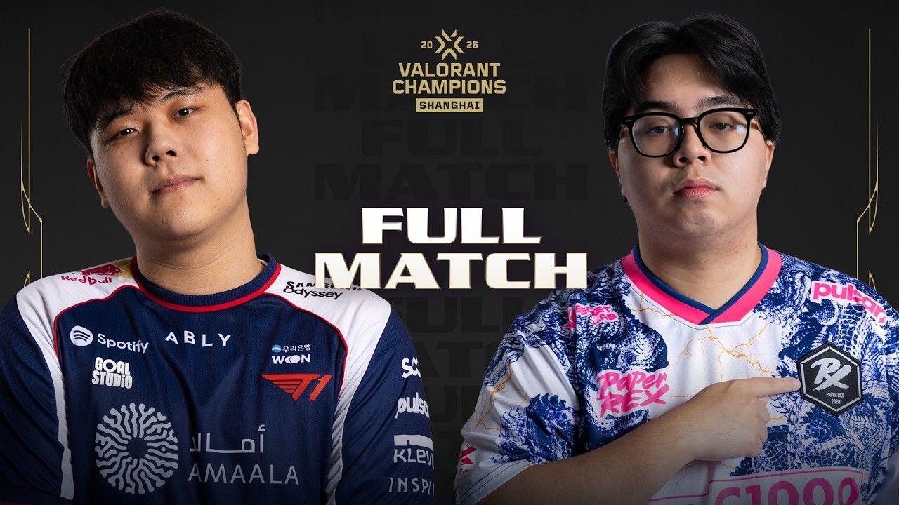 T1 vs. PRX — FULL MATCH — VALORANT Champions Shanghai — Playoffs Stage