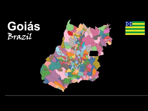 Goiás, Brazil: All the 246 Municipalities - Goiás, Brasil: Todos os 246 Municípios