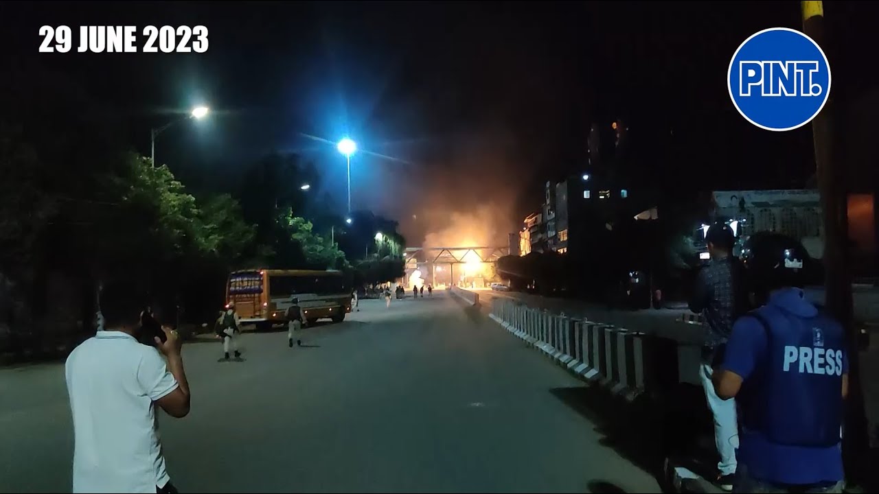 Police fires tear gas to disperse crowd in Imphal