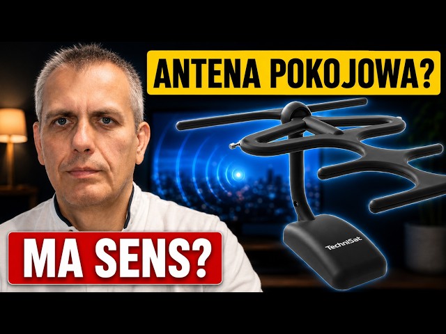 Kiedy antena pokojowa DVB-T2 ma sens? TechniSat DIGITENNE TT6