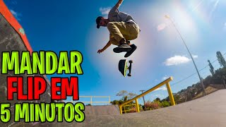 COMO MANDAR O FLIP - KICKFLIP EM 5 MINUTOS! - DE ROLÊ