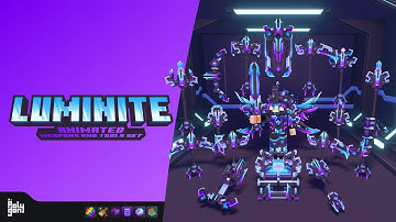 Luminite Animated Weapons and Tools Set (Showcase)