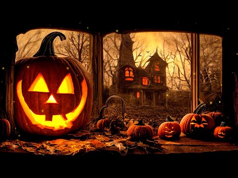Halloween Spooky Ambience - Abandoned Haunted Witch House 🎃 Autumn, Spooky & Scary Halloween Music