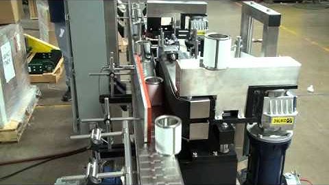 Clutch Brake Labeling Machine | Paint Can Labeler